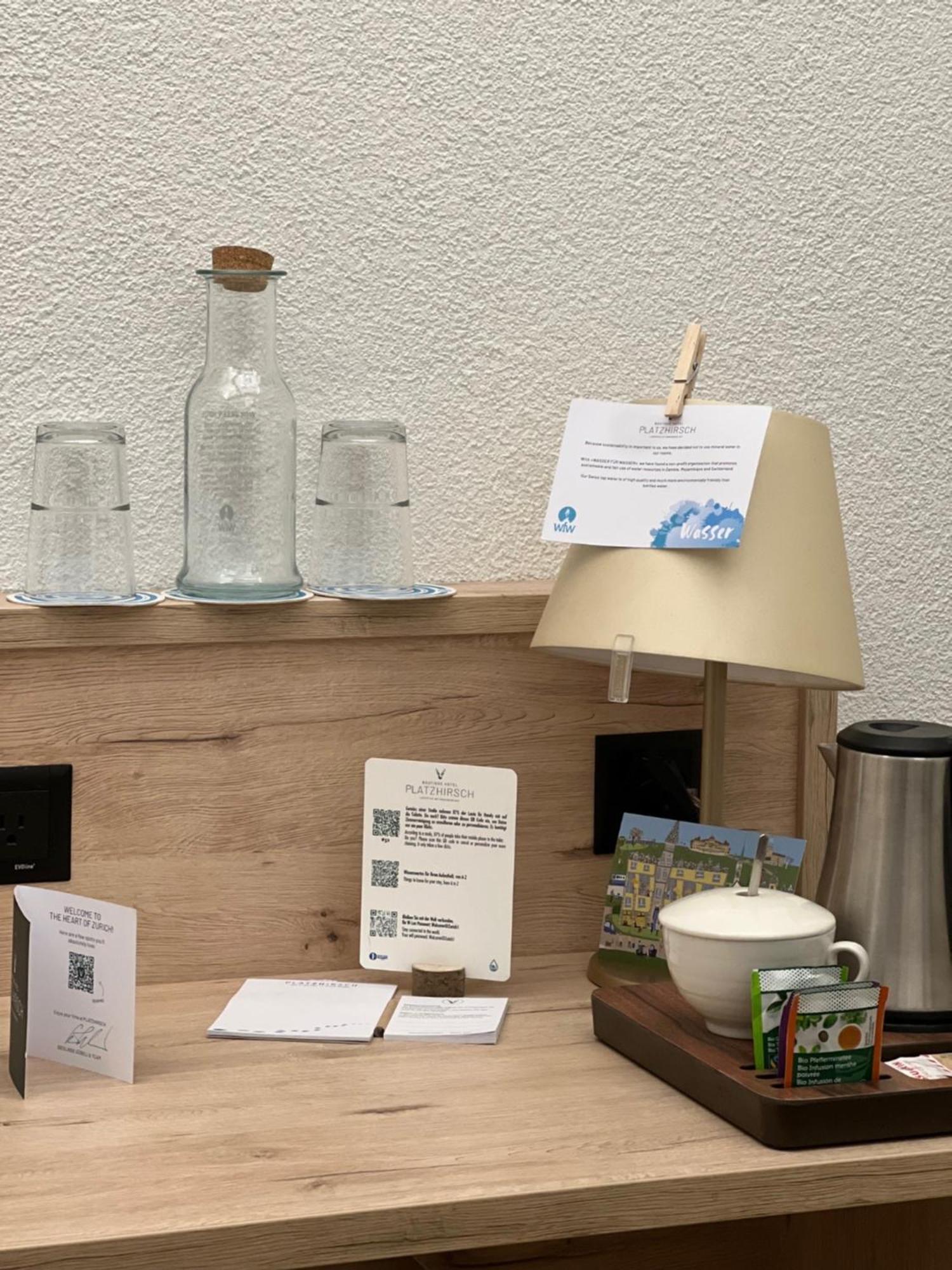 Platzhirsch Zuerich - Downtown Boutique Hotel & Sushi Lounge Eksteriør bilde